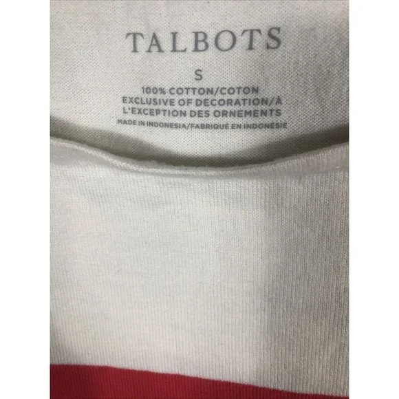 Talbots Sweater Pull Over Women’s  Authentic Adult Size Small 100% Cotton - Picture 6 of 14